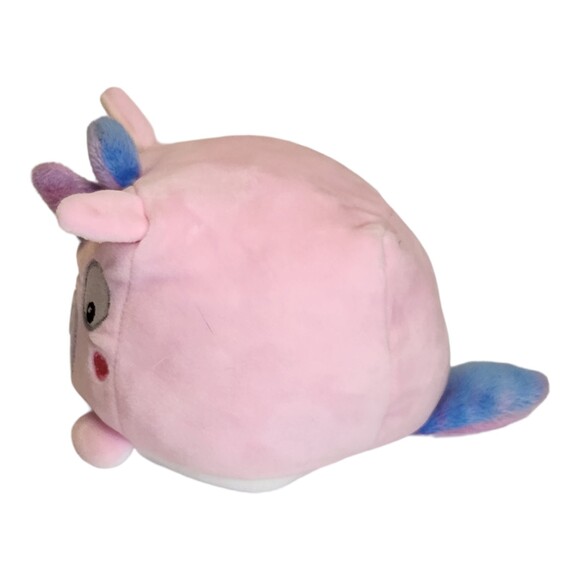 Rainbow Dreams 2019 Reversible Plush Unicorn ~ Pink/White 6" - Picture 8 of 13